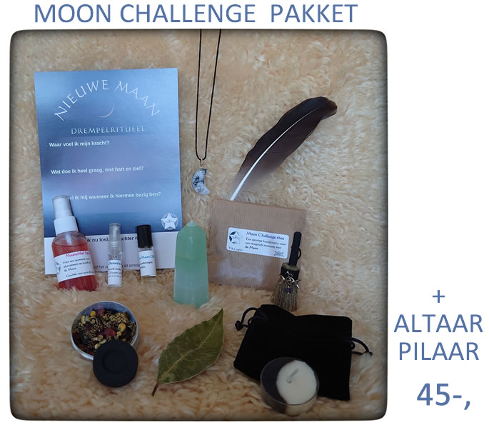 Moon Challenge pakket + Altaar Pilaar